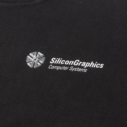 90s シリコンワークス ロゴマーク クルーネック Tシャツ / メキシコ製 ONEITA