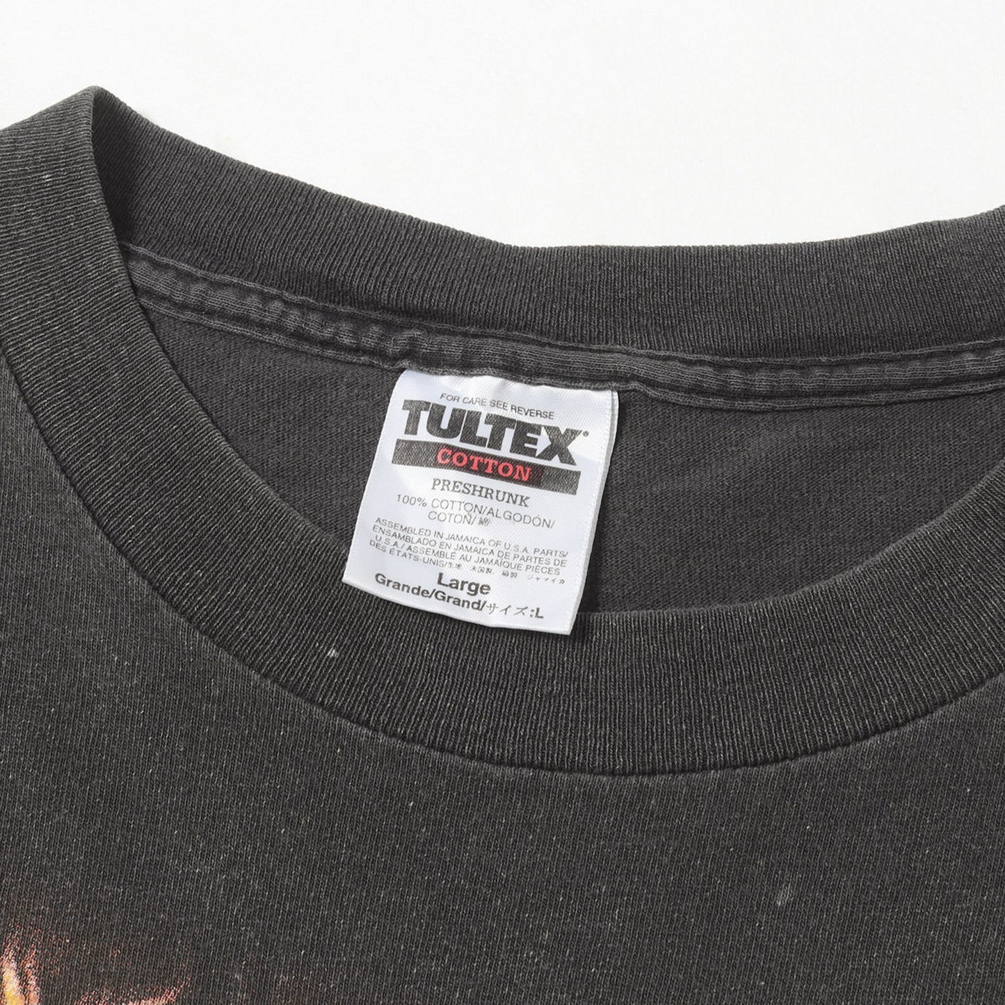 [雰囲気抜群] 90s BIKETOBERFEST V2エンジン イーグル 両面プリント クルーネック Tシャツ / ジャマイカ製 TULTEX
