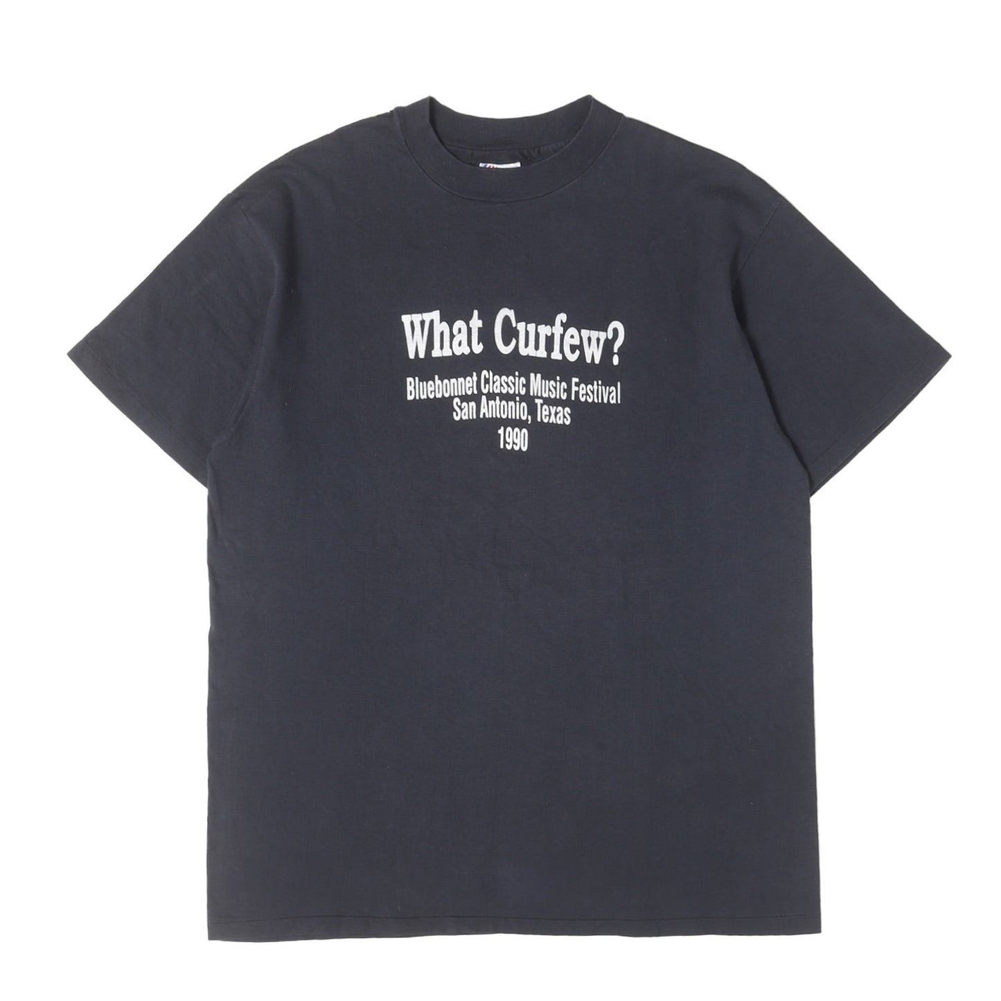 90s メッセージロゴ クルーネック Tシャツ / USA製 Hanes
