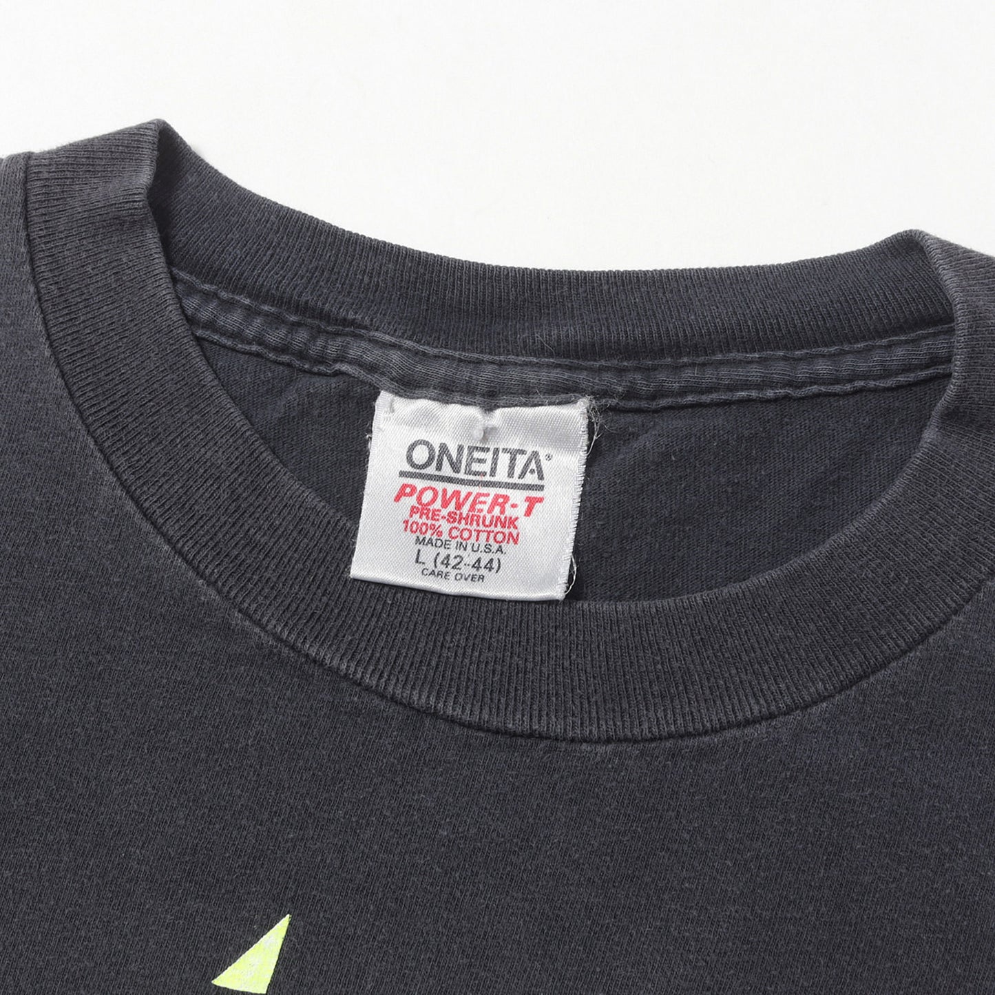90s セール ネオングラフィックプリント クルーネック Tシャツ / USA製 ONEITA
