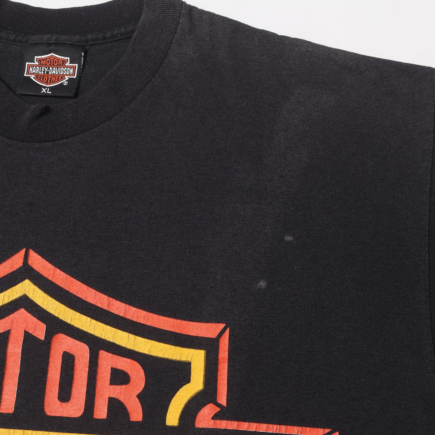 [希少モデル] 90s ビッグ シールド エンブレム クルーネック Tシャツ USA製