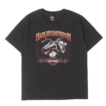 00s モーターサイクル エンブレム クルーネック Tシャツ カナダ製