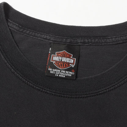 00s モーターサイクル エンブレム クルーネック Tシャツ カナダ製