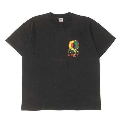90s ラスタカラー グラフィックプリント クルーネック Tシャツ / USA製 FRUIT OF THE LOOM