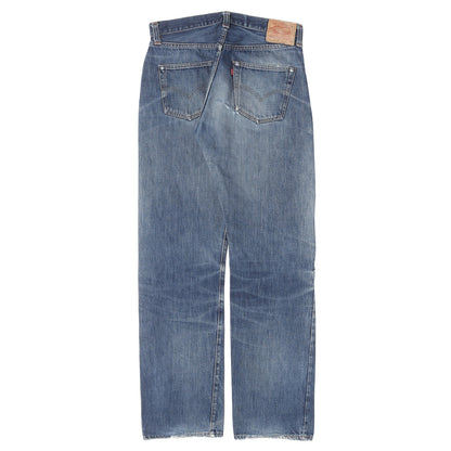 [雰囲気抜群] 00s 1947年復刻 501XX デニムパンツ / USA製 47501-0114 バレンシア工場 ボタン裏刻印555