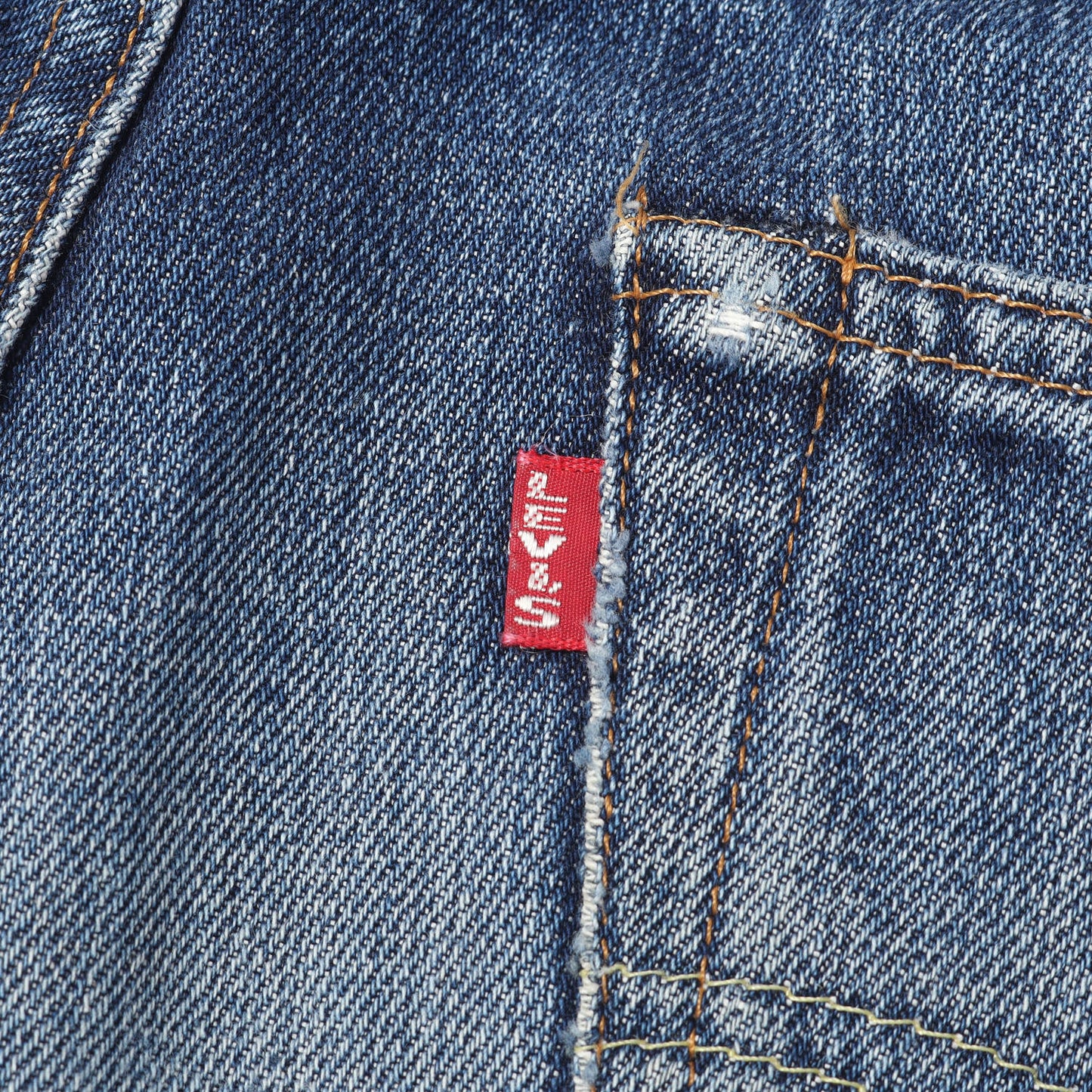 [雰囲気抜群] 00s 1947年復刻 501XX デニムパンツ / USA製 47501-0114 バレンシア工場 ボタン裏刻印555