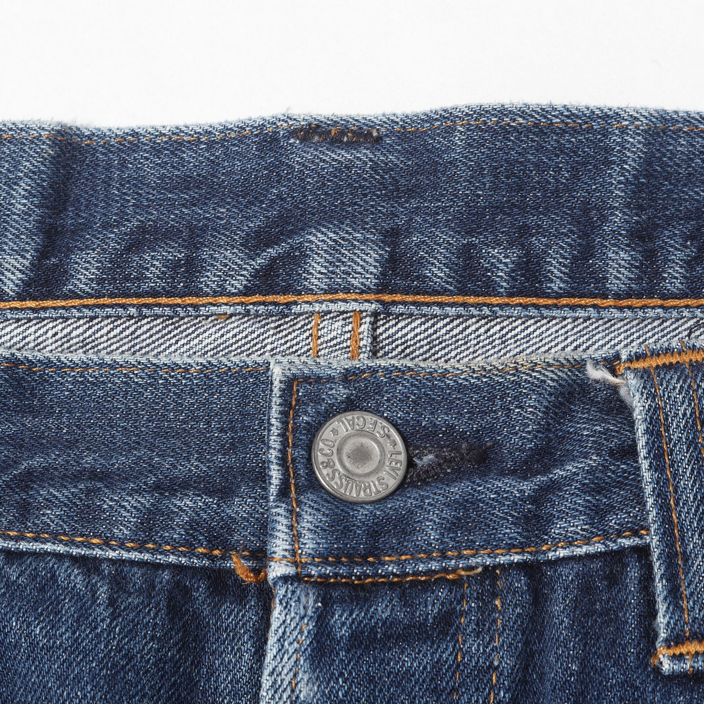 [雰囲気抜群] 00s 1947年復刻 501XX デニムパンツ / USA製 47501-0114 バレンシア工場 ボタン裏刻印555