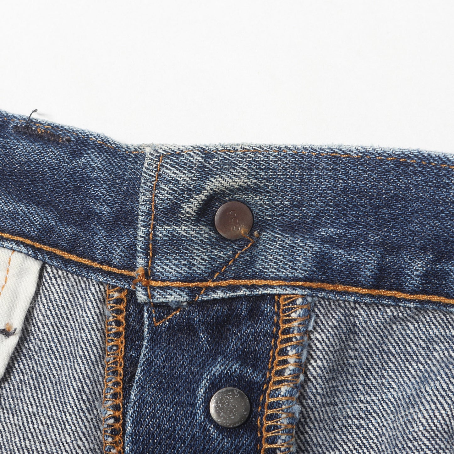 [雰囲気抜群] 00s 1947年復刻 501XX デニムパンツ / USA製 47501-0114 バレンシア工場 ボタン裏刻印555