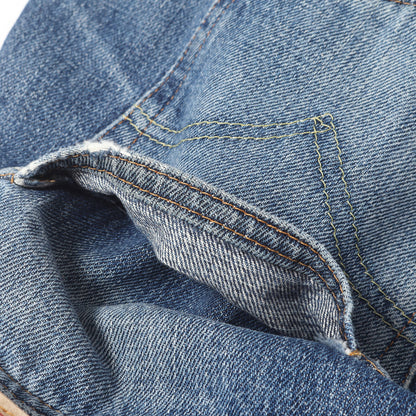 [雰囲気抜群] 00s 1947年復刻 501XX デニムパンツ / USA製 47501-0114 バレンシア工場 ボタン裏刻印555