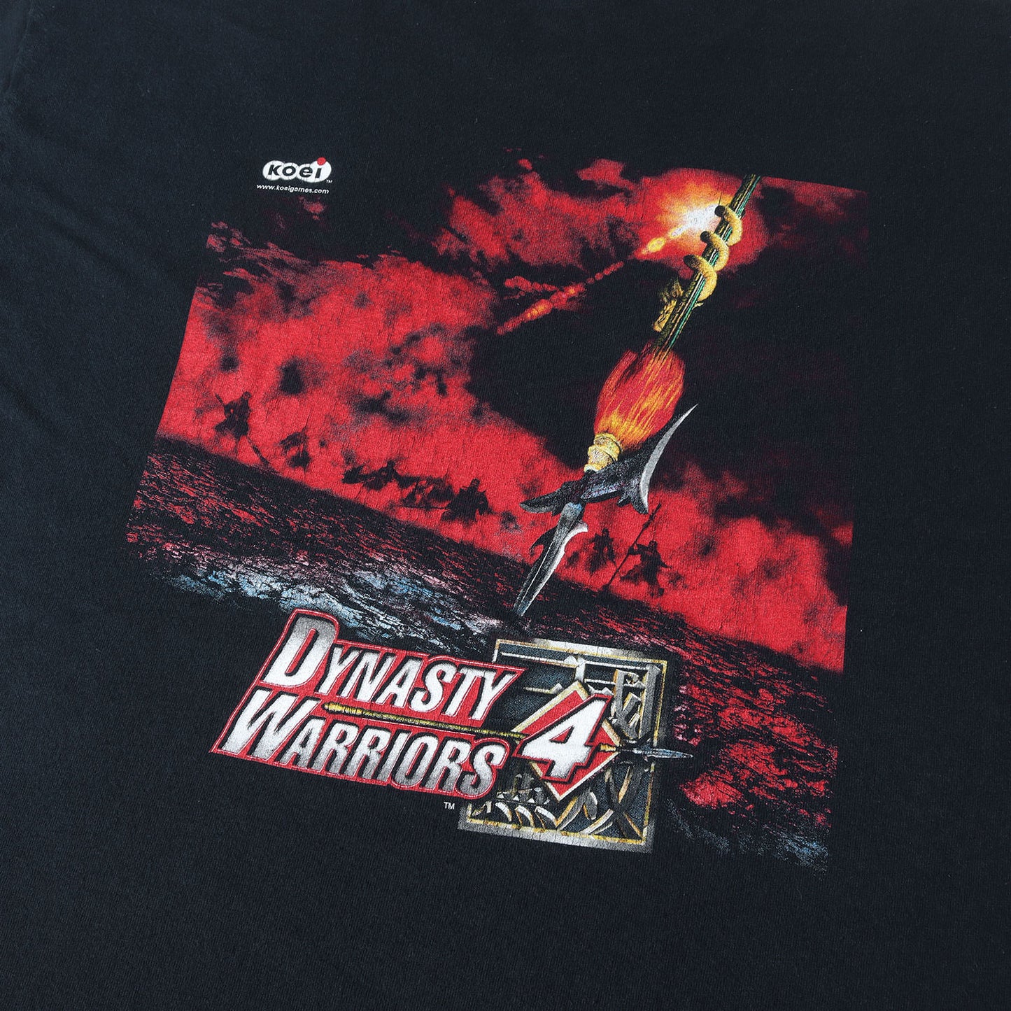 [希少モデル] 00s Dynasty Warriors 4 真・三國無双 3 Tシャツ / エルサルバドル製 FRUIT OF THE LOOM