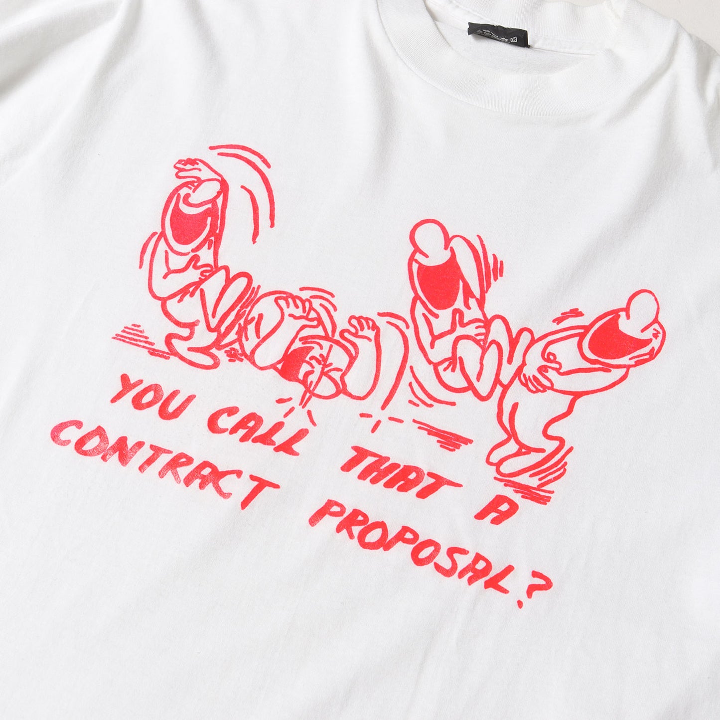 90s ファニー イラスト Tシャツ / USA製 FRUIT OF THE LOOM