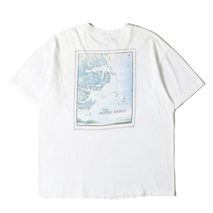 90s オーシャンマップ Tシャツ / USA製 Hanes