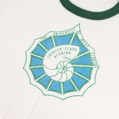 70s ウエストフロリダ大学 アンモナイト リンガー Tシャツ / USA製 Sportswear