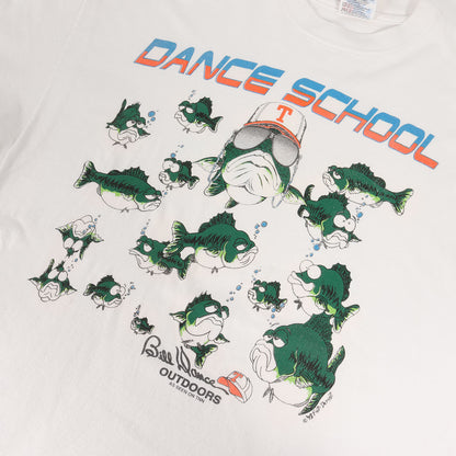 90s ブラックバス イラスト Tシャツ / USA製 Hanes