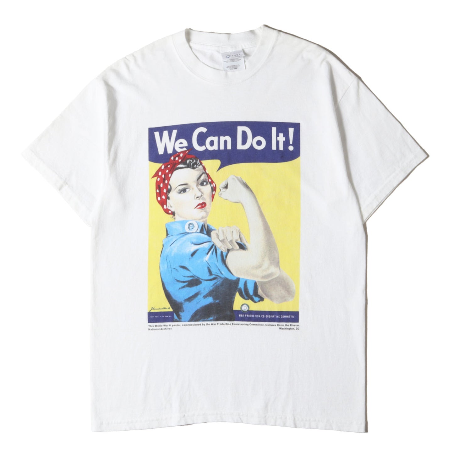 00s We Can Do It プロパガンダ ポスター Tシャツ / ドミニカ製 PORT and COMPANY