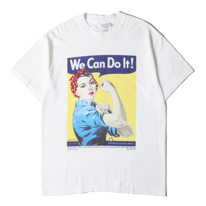 00s We Can Do It プロパガンダ ポスター Tシャツ / ドミニカ製 PORT and COMPANY
