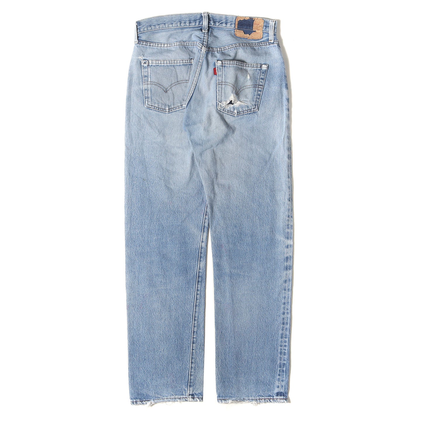 [雰囲気抜群] 80s 501 赤耳 デニムパンツ / ボタン裏刻印558