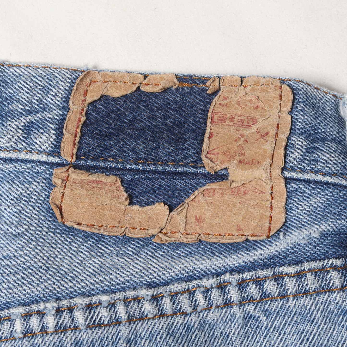 [雰囲気抜群] 80s 501 赤耳 デニムパンツ / ボタン裏刻印558