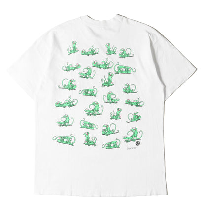 90s カメレオン 四十八手 両面プリント Tシャツ / USA製 FRUIT OF THE ROOM