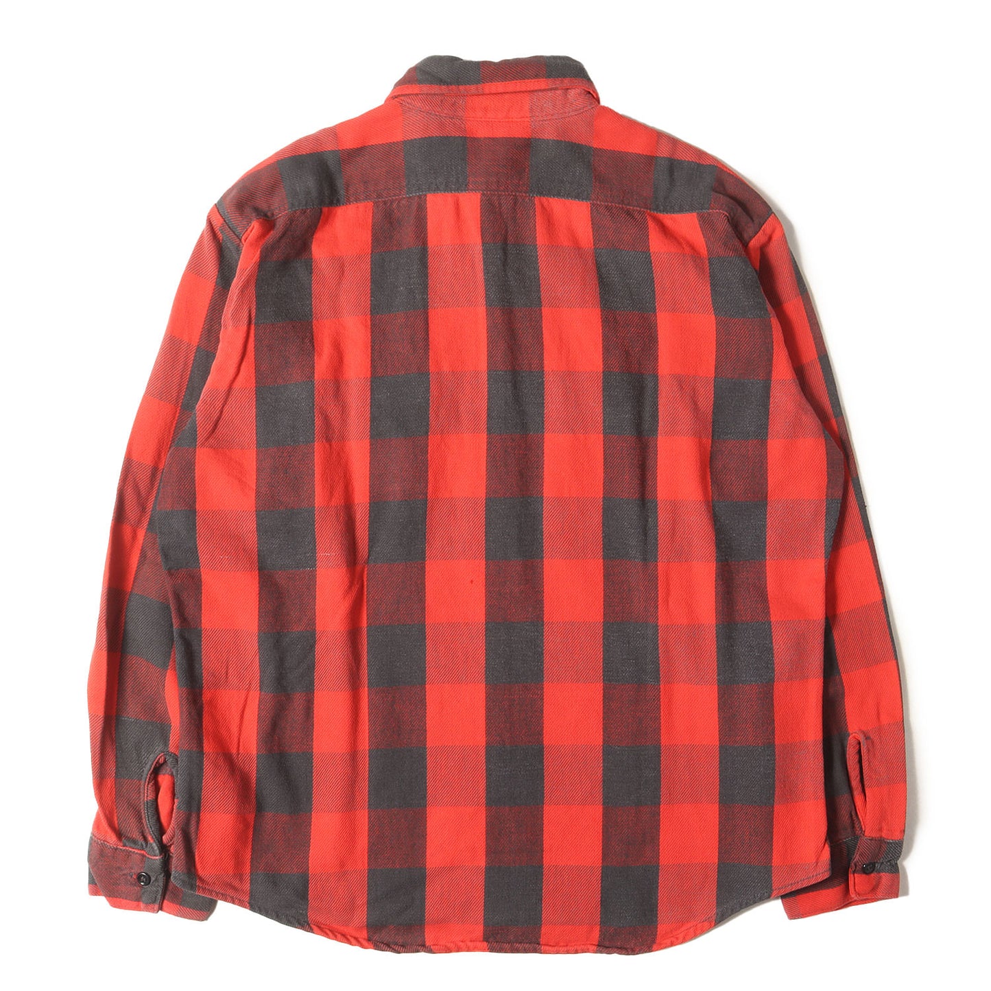 [好配色] 80s バッファロー チェック ヘビー フランネルシャツ USA製