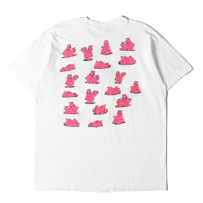 90s ブタ 四十八手 両面プリント エロ Tシャツ / USA製 FRUIT OF THE ROOM