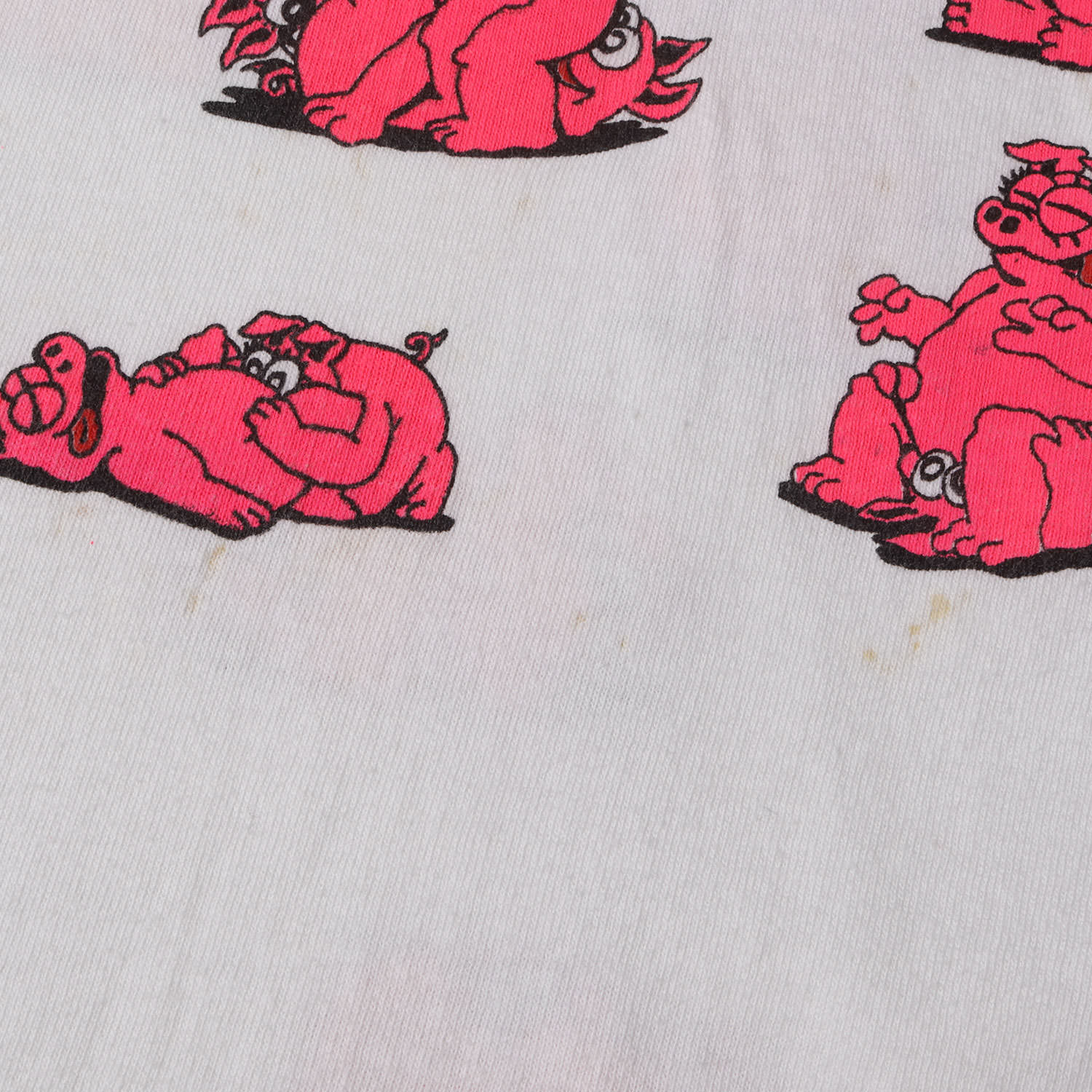 90s ブタ 四十八手 両面プリント エロ Tシャツ / USA製 FRUIT OF THE