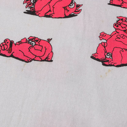 90s ブタ 四十八手 両面プリント エロ Tシャツ / USA製 FRUIT OF THE ROOM