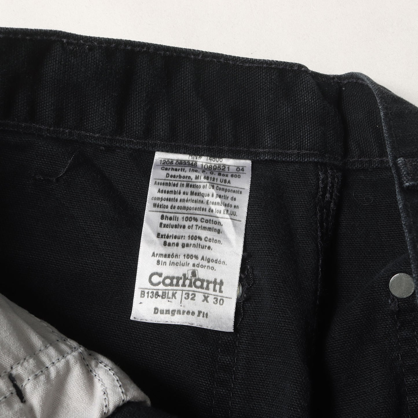 [GOODフェード] 00s ダックキャンバス ダブルニー ペインター ワークパンツ メキシコ製