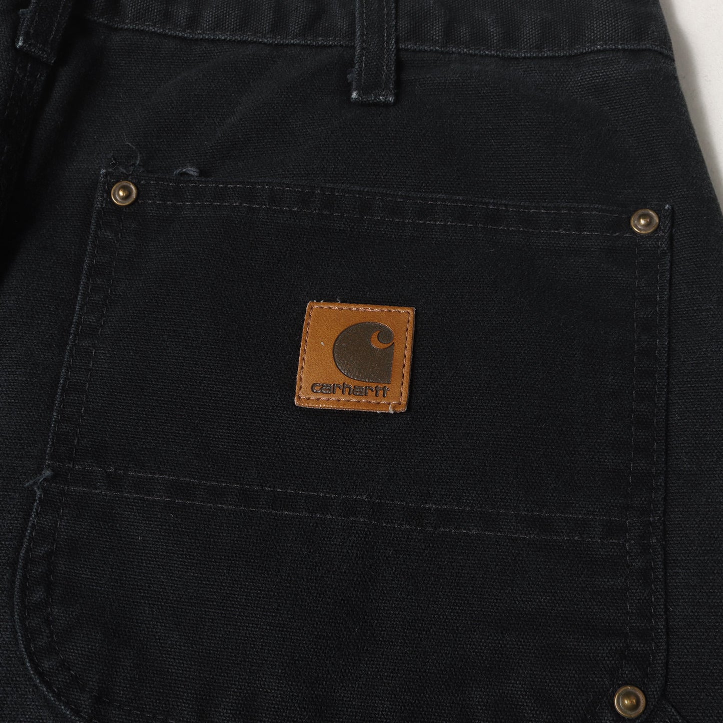 [GOODフェード] 00s ダックキャンバス ダブルニー ペインター ワークパンツ メキシコ製