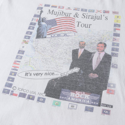 90s Mujibur & Sirajul USA Tour フォト Tシャツ / 90年代 USA製 DELTA デルタ