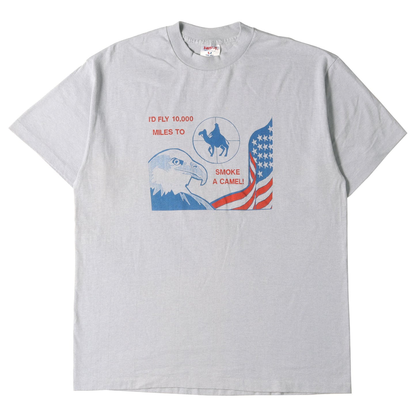 90s 星条旗 イーグル プリント Tシャツ / 90年代 USA製 HEF-T by Tee Jays ヘフト ティージェイズ
