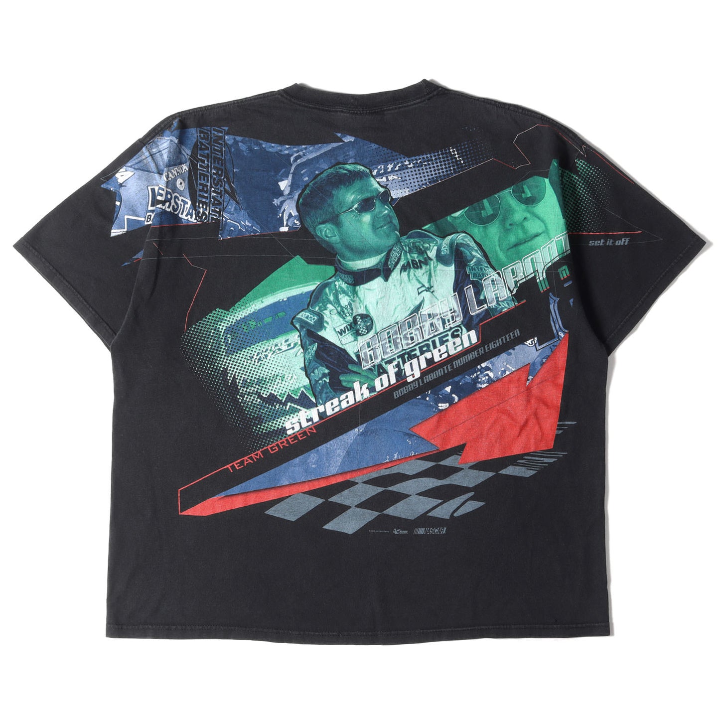 00s NASCAR Bobby Labonte レーシング Tシャツ / 00年代 CHASE AUTHENTICS チェイス 企業ロゴ