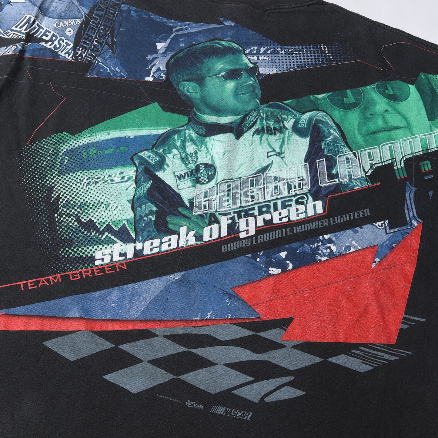 00s NASCAR Bobby Labonte レーシング Tシャツ / 00年代 CHASE AUTHENTICS チェイス 企業ロゴ
