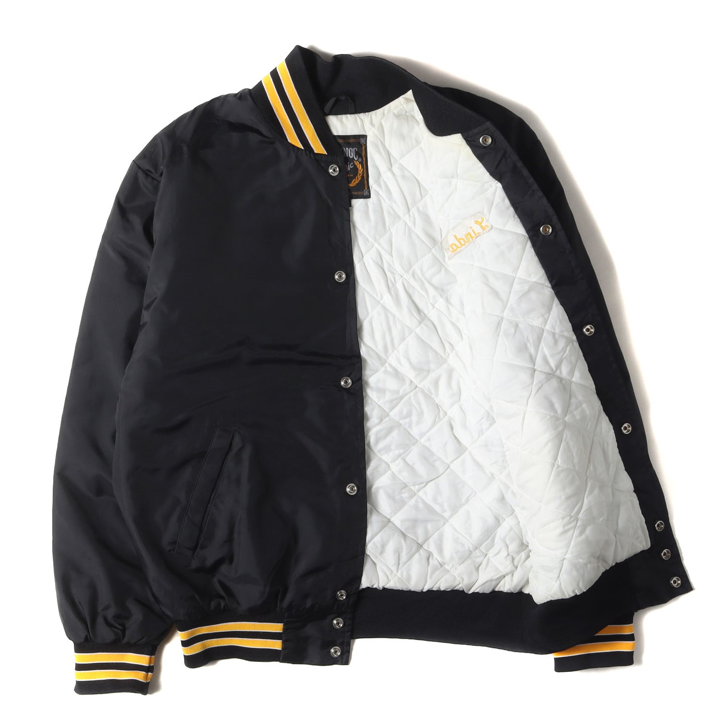 90s VFWプリント 裏キルティング ナイロン スタジャン / 90年代 RENNOC CLASSIC