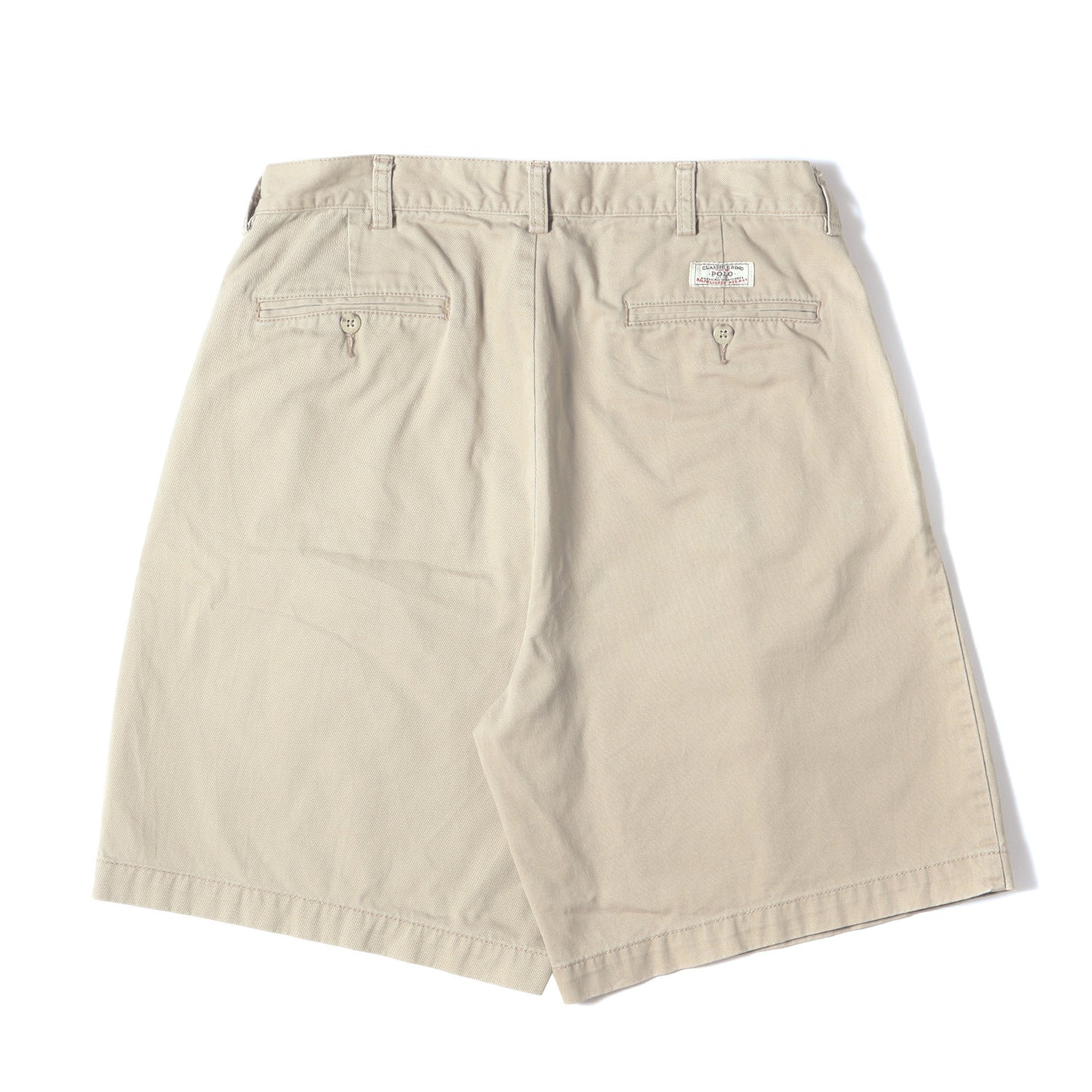 90s - 00s ツータック コットン チノショーツ TYLER SHORT / 90年代 00年代 オールドラルフローレン ポロチノ