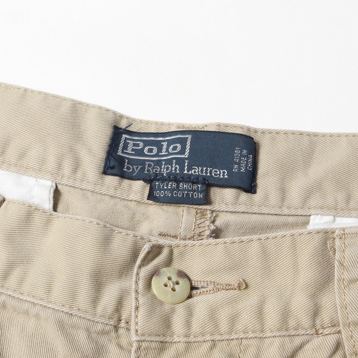 90s - 00s ツータック コットン チノショーツ TYLER SHORT / 90年代 00年代 オールドラルフローレン ポロチノ