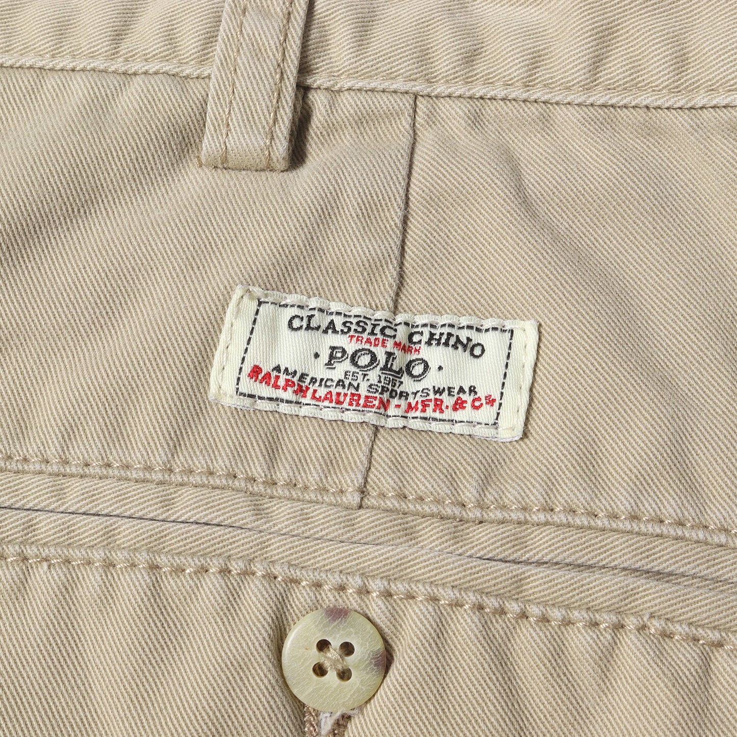 90s - 00s ツータック コットン チノショーツ TYLER SHORT / 90年代 00年代 オールドラルフローレン ポロチノ