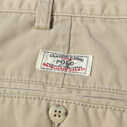 90s - 00s ツータック コットン チノショーツ TYLER SHORT / 90年代 00年代 オールドラルフローレン ポロチノ