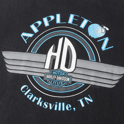 90s バイカー スネーク 両面プリント Tシャツ / 90年代 USA製 R.K. STRATMAN