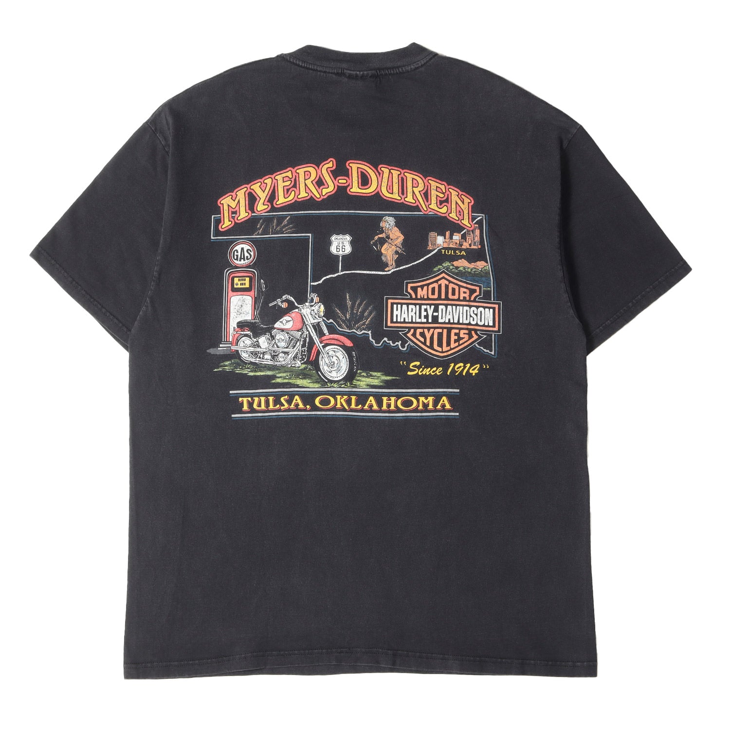 HARLEY-DAVIDSON (ハーレーダビッドソン) 90s ツインカムエンジン 両面プリント Tシャツ / 90年代 USA製 R.K.  STRATMAN - ブランド古着の通販・買取 | BEEGLE by Boo-Bee