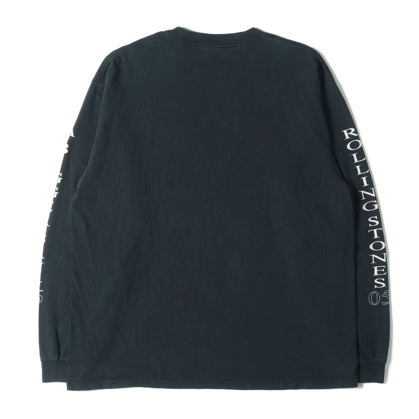 00s ローリングストーンズ 袖ロゴ リップ＆タン ロングスリーブ Tシャツ / A BIGGER BANG LIP & TONGUE LS