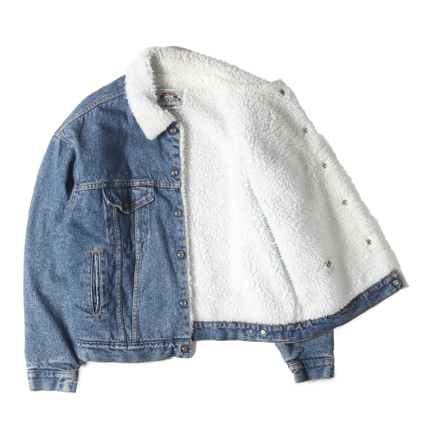 90s 70609-4891 デニム ボア ジャケット / USA製 赤タブ Gジャン