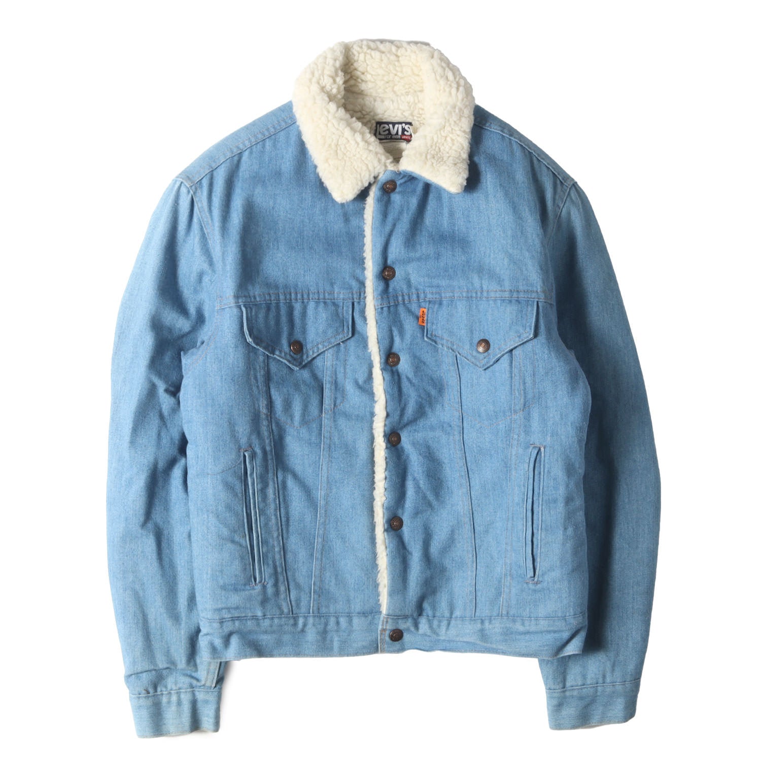 【Levi's】 70608 リーバイス デニムボアジャケット 80sビンテージ Levis 70608-0218 80s USA製 デニムボアジャケット リーバイス