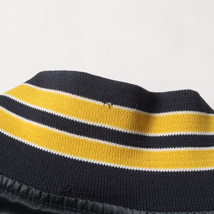 90s 企業ロゴ刺繍 サテン ナイロンサテン スタジャン / USA製 HARTWELL