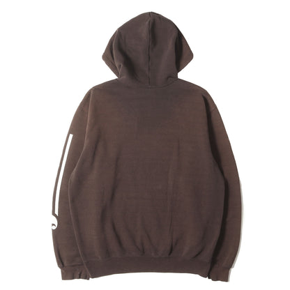 [雰囲気抜群] 00s アームロゴプリント セットイン スウェット パーカー メキシコ製