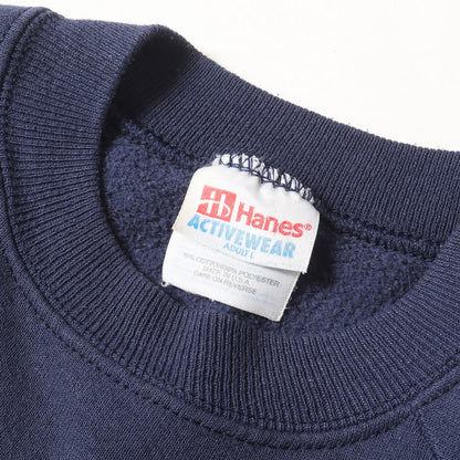 90s USAロゴ プリント ラグラン スウェットシャツ / USA製 Hanes ヘインズ