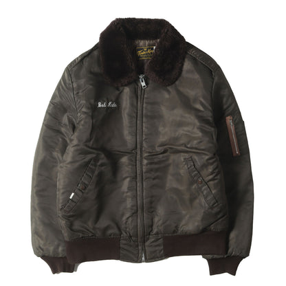 70s B-15タイプ ナイロン フライトジャケット 民間品 / USA製 TIMBER KING