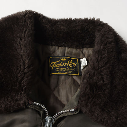 70s B-15タイプ ナイロン フライトジャケット 民間品 / USA製 TIMBER KING