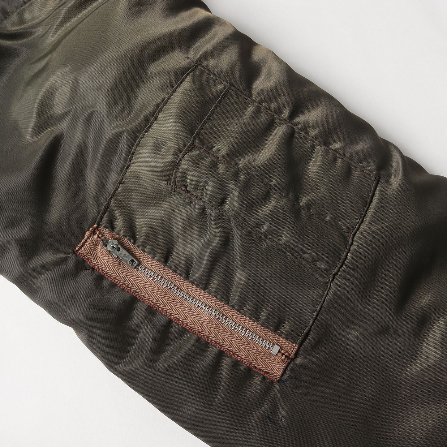 70s B-15タイプ ナイロン フライトジャケット 民間品 / USA製 TIMBER KING