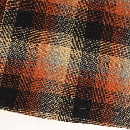 50s オンブレチェック オープンカラー ボード ウール シャツ / USA製 SHANHOUSE WEATHER WINNERS